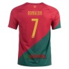 Oficiální Fotbalový Dres Portugalsko Ronaldo 7 Domácí Mistrovství Světa 2022 pro Muži